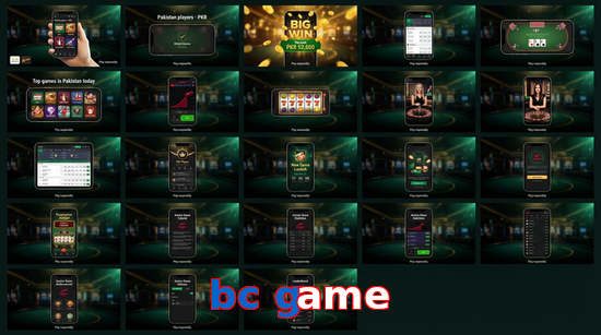 Main screen of Bc Game bet page for PK players